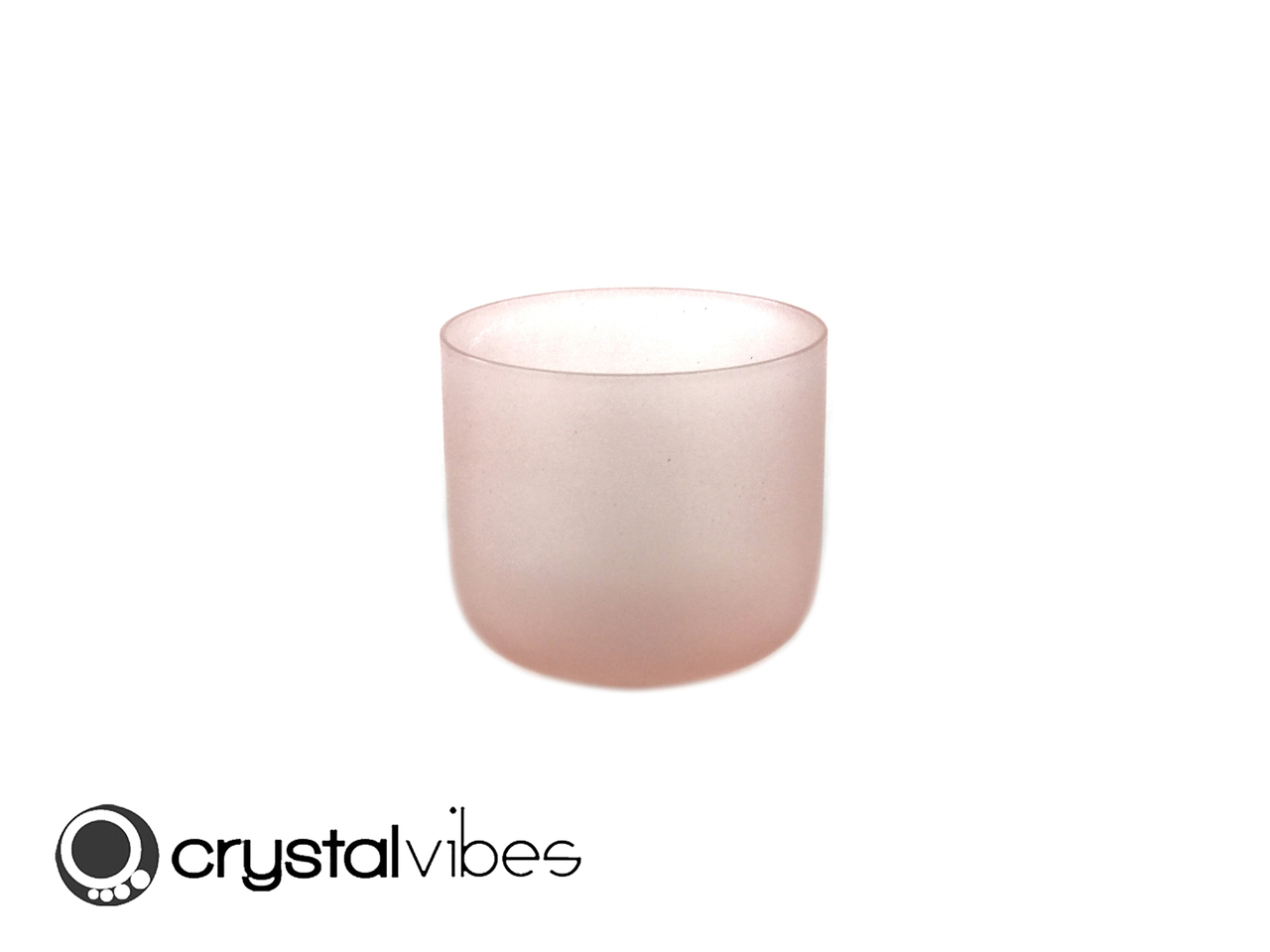 6" Perfect Pitch F# Note Rose Quartz Fusion Translucent Crystal Singing Bowl #Cc6fsm5 11001100